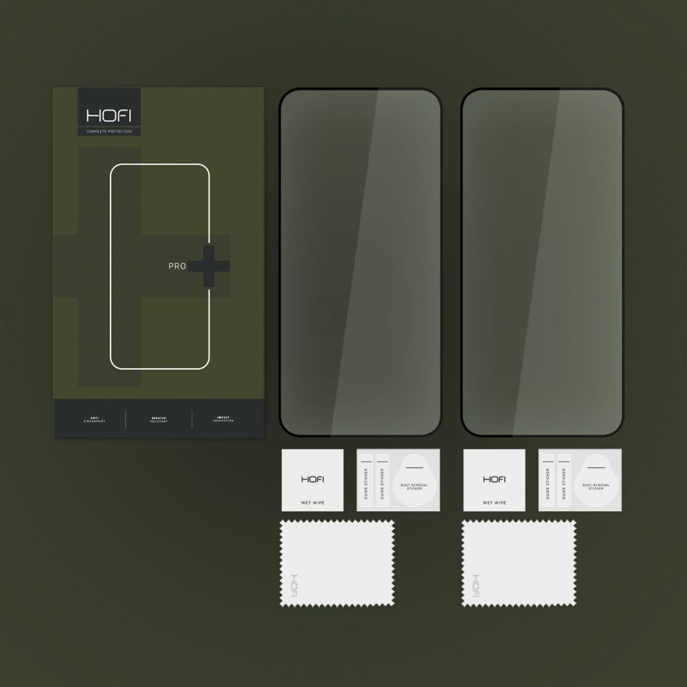 HARTGLAS HOFI HOFI GLASS PRO+ 2-PAK GALAXY A35 / A55 5G SCHWARZ