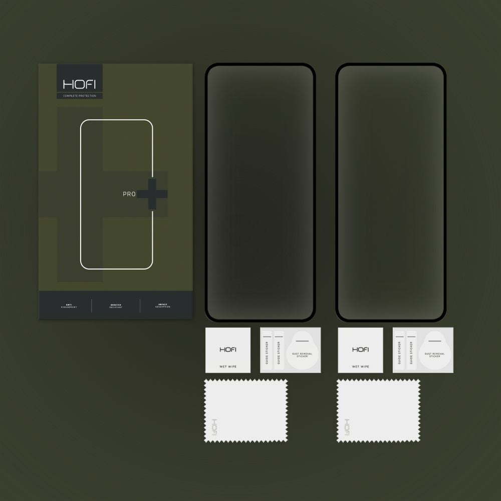 2X GESCHÄRFTES GLAS HOFI GLASS PRO+ 2-PAKET GALAXY M35 5G SCHWARZ