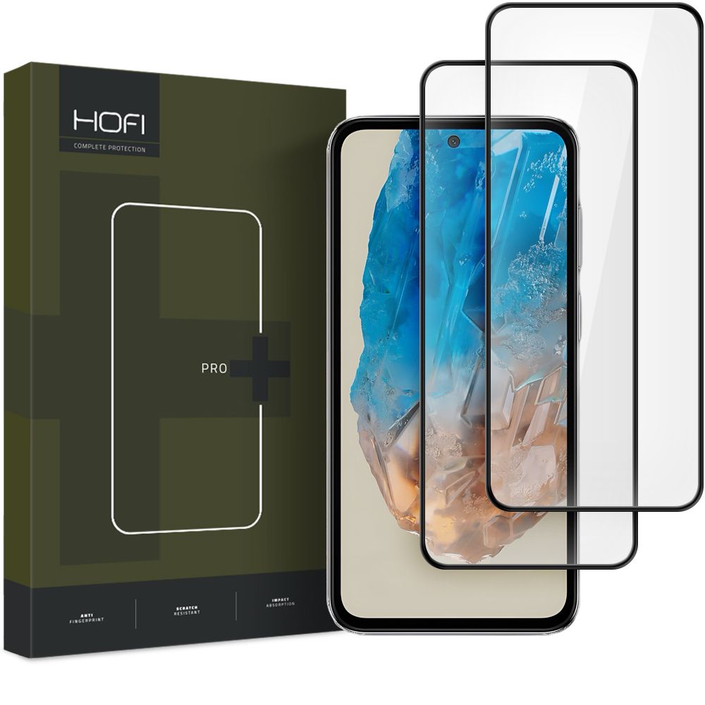 2X GESCHÄRFTES GLAS HOFI GLASS PRO+ 2-PAKET GALAXY M35 5G SCHWARZ