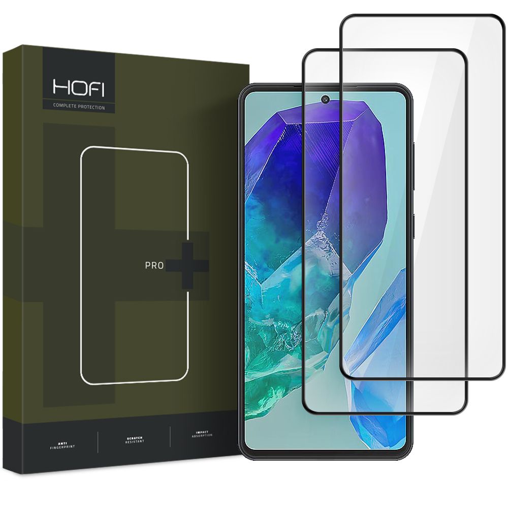 2X GESCHÄRFTES GLAS HOFI GLASS PRO+ 2-PAKET GALAXY M55 5G SCHWARZ
