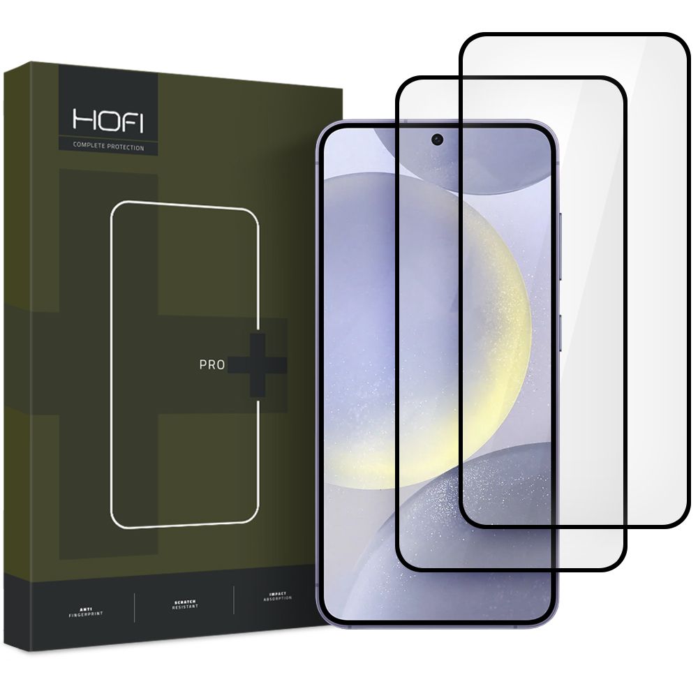 HARTGLAS HOFI GLASS PRO+ 2-PACK GALAXY S25 SCHWARZ