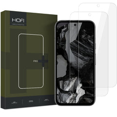 HÜLLE FÜR GOOGLE PIXEL 9 / 9 PRO HARTGLAS HOFI GLASS PRO+ 2-PAK CLEAR