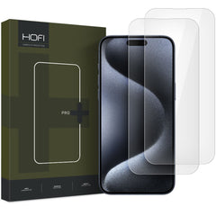 HARTGLAS FÜR IPHONE 16 HOFI GLASS PRO+ 2-PACK KLAR