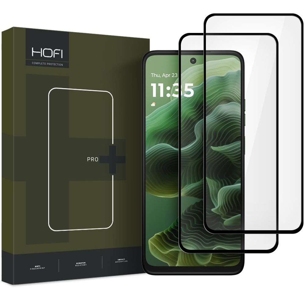 HARTGLAS HOFI GLASS PRO+ 2-PACK MOTOROLA MOTO G35 5G SCHWARZ