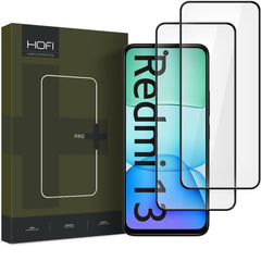 2X HARTGLAS HOFI GLASS PRO+ 2-PACK XIAOMI REDMI 13 SCHWARZ