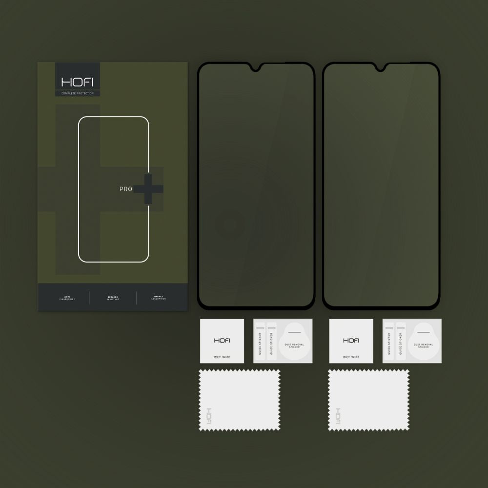 HARTGLAS HOFI GLASS PRO+ 2-PACK XIAOMI REDMI 14C SCHWARZ