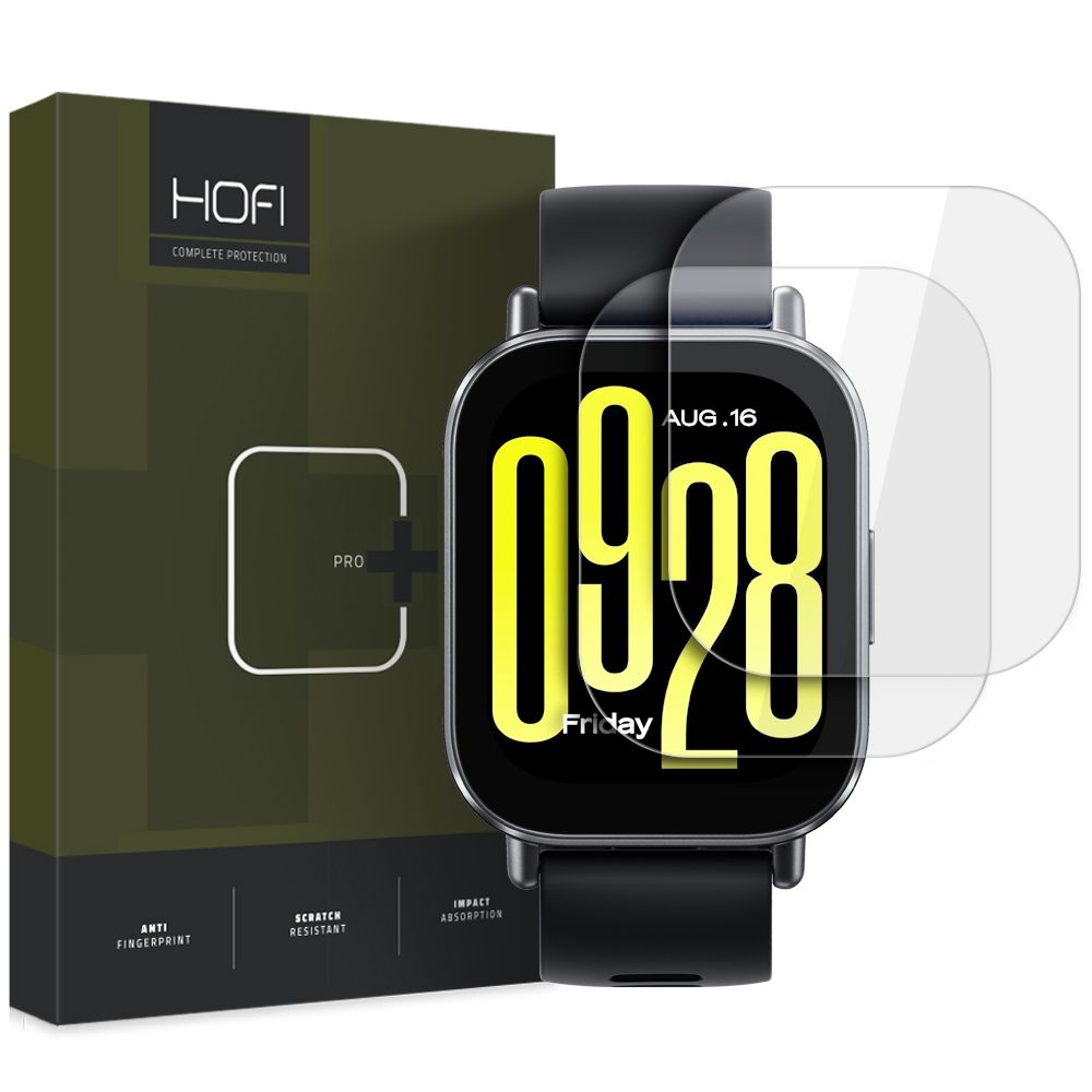 HARTGLAS HOFI GLASS PRO+ 2-PACK XIAOMI REDMI WATCH 5 ACTIVE KLAR