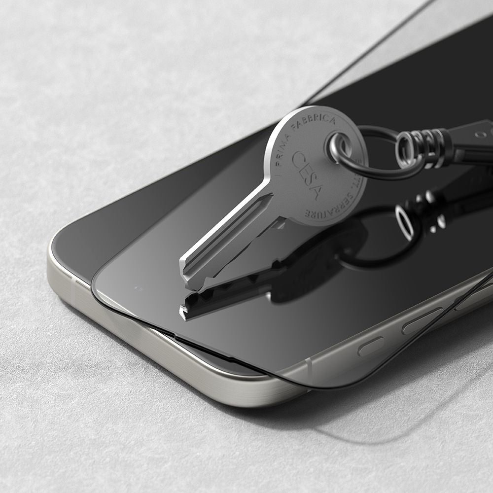 Gehärtetes Glas RINGKE EASY SLIDE 2-PACK IPHONE 16 PRO SCHWARZ