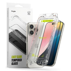 Gehärtetes Glas RINGKE EASY SLIDE 2-PACK IPHONE 16 PRO SCHWARZ