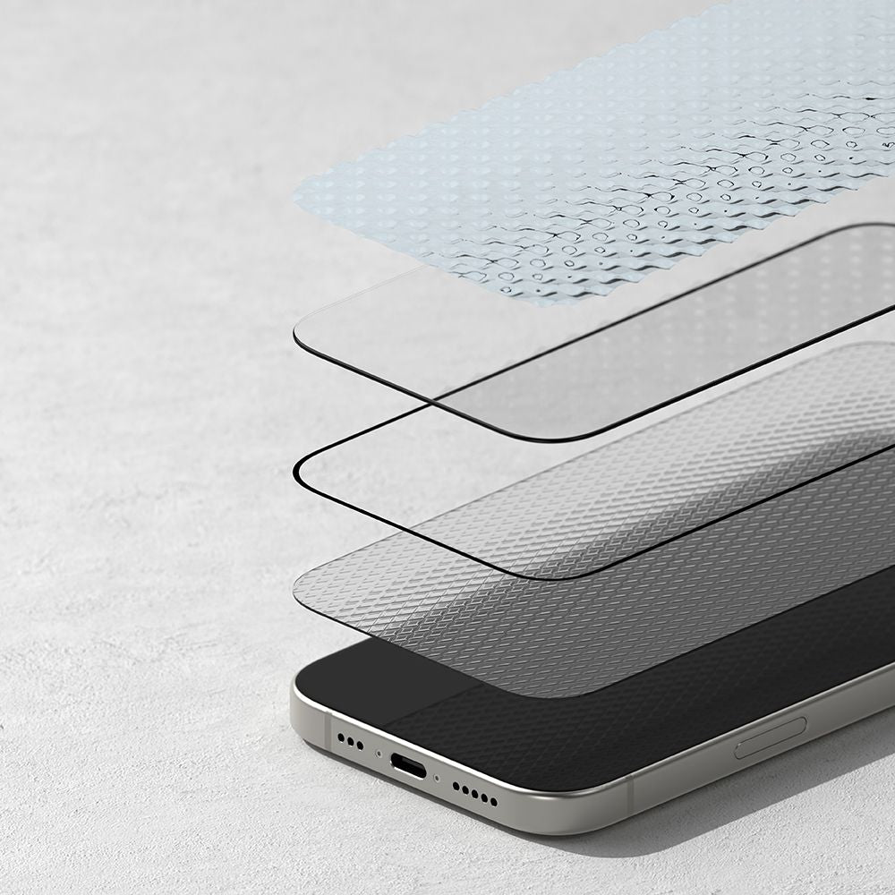 Gehärtetes Glas RINGKE EASY SLIDE 2-PACK IPHONE 16 PRO MAX SCHWARZ
