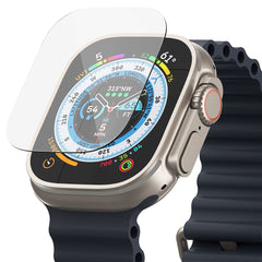 4X HARTGLAS FÜR APPLE WATCH ULTRA 49 MM RINGKE ID FC GLASS 4-PAK CLEAR
