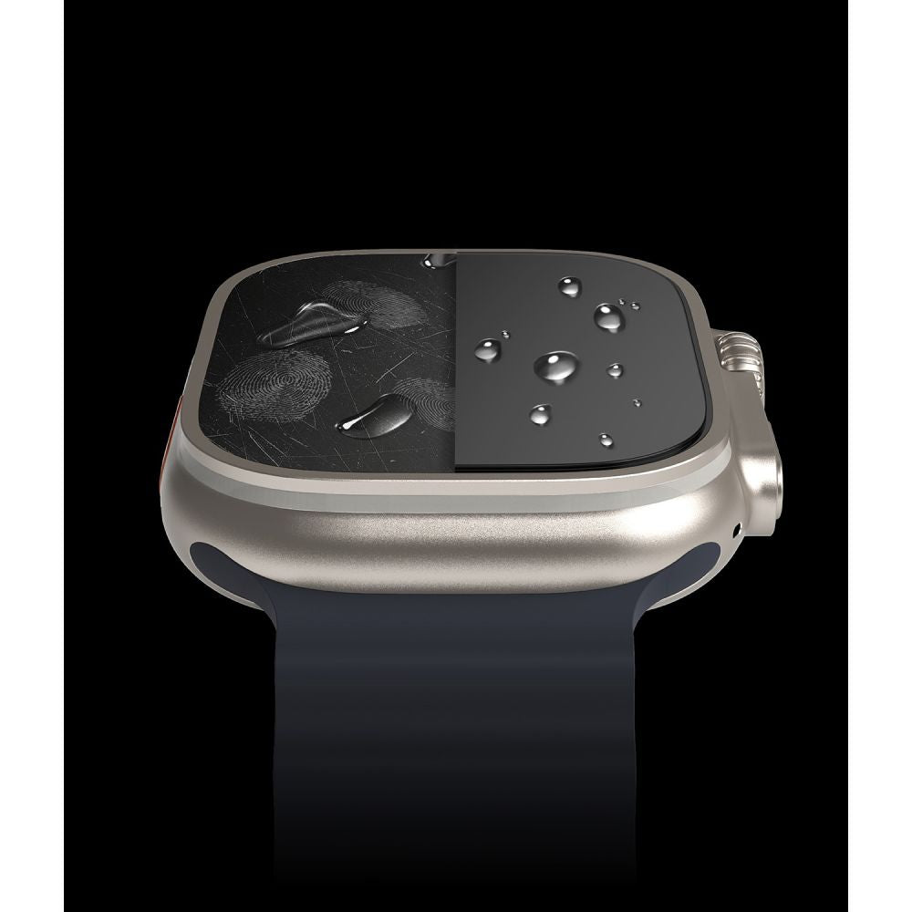 4X HARTGLAS FÜR APPLE WATCH ULTRA 49 MM RINGKE ID FC GLASS 4-PAK CLEAR