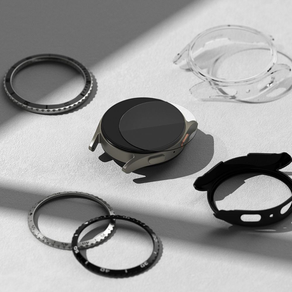 4X HARTGLAS FÜR GALAXY WATCH 4 / 5 / 6 / 7 (44 MM) RINGKE HARTGLAS 4-PAK CLEAR