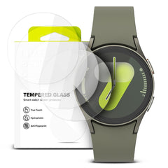 4X HARTGLAS FÜR GALAXY WATCH 4 / 5 / 6 / 7 (44 MM) RINGKE HARTGLAS 4-PAK CLEAR