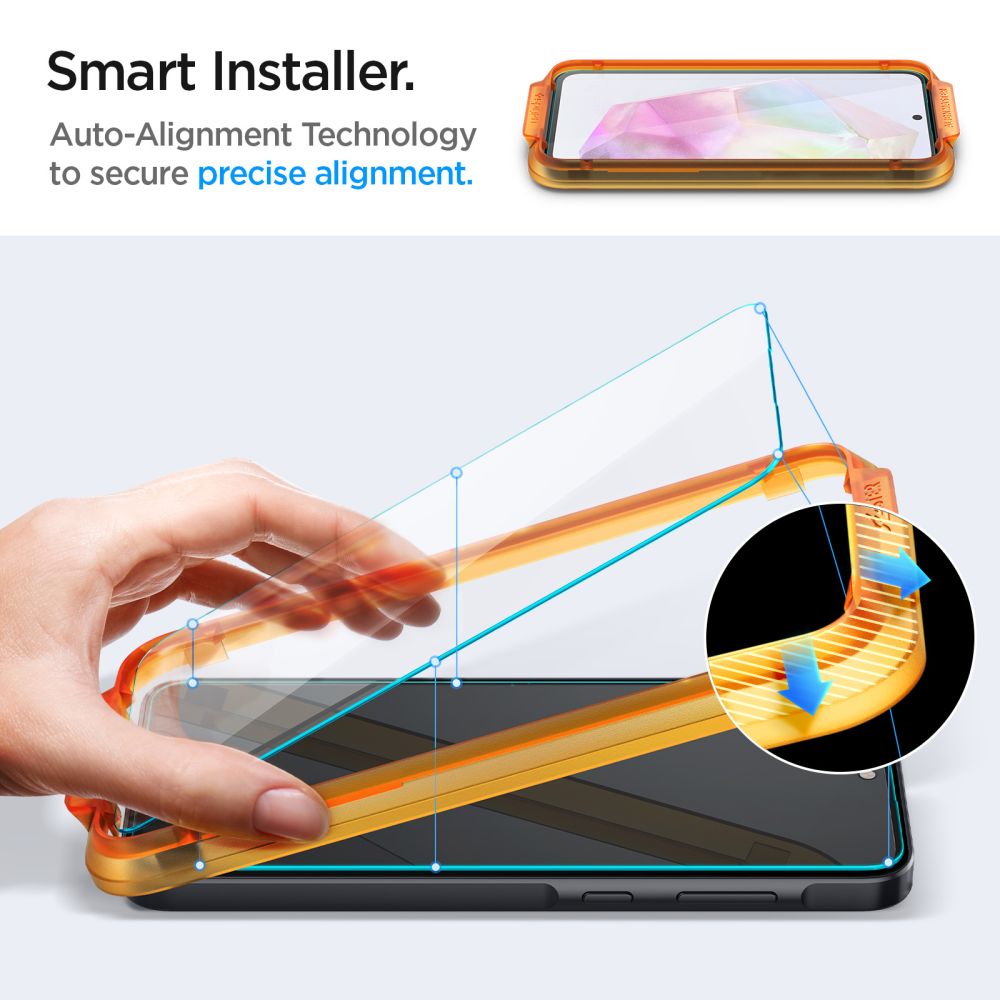 HARTGLAS SPIGEN ALM GLAS.TR 2-PAK GALAXY A35 5G KLAR