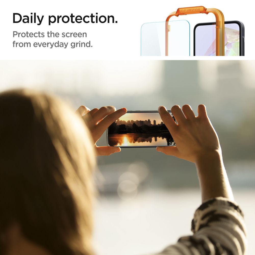 HARTGLAS SPIGEN ALM GLAS.TR 2-PAK GALAXY A35 5G KLAR
