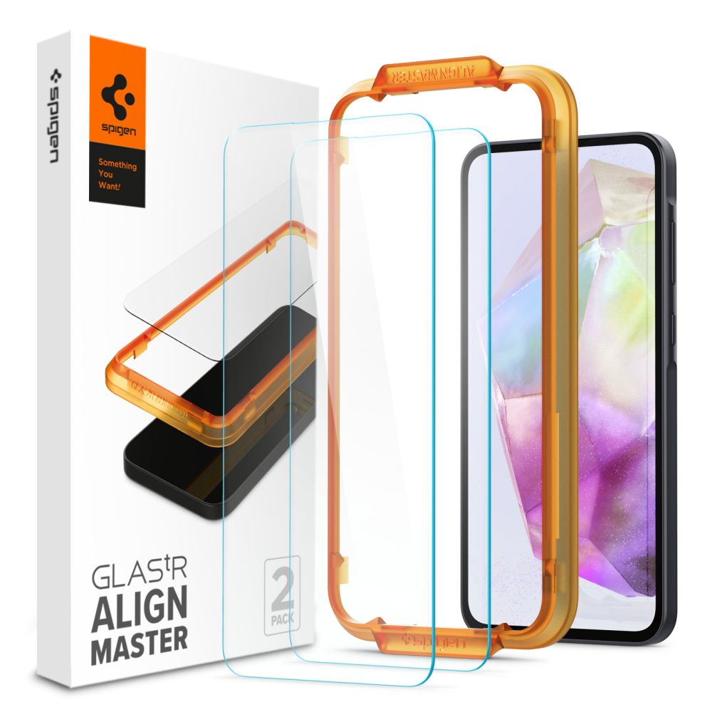 HARTGLAS SPIGEN ALM GLAS.TR 2-PAK GALAXY A35 5G KLAR