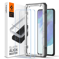 HARTGLAS SPIGEN ALM GLAS.TR 2-PACK GALAXY S21 FE