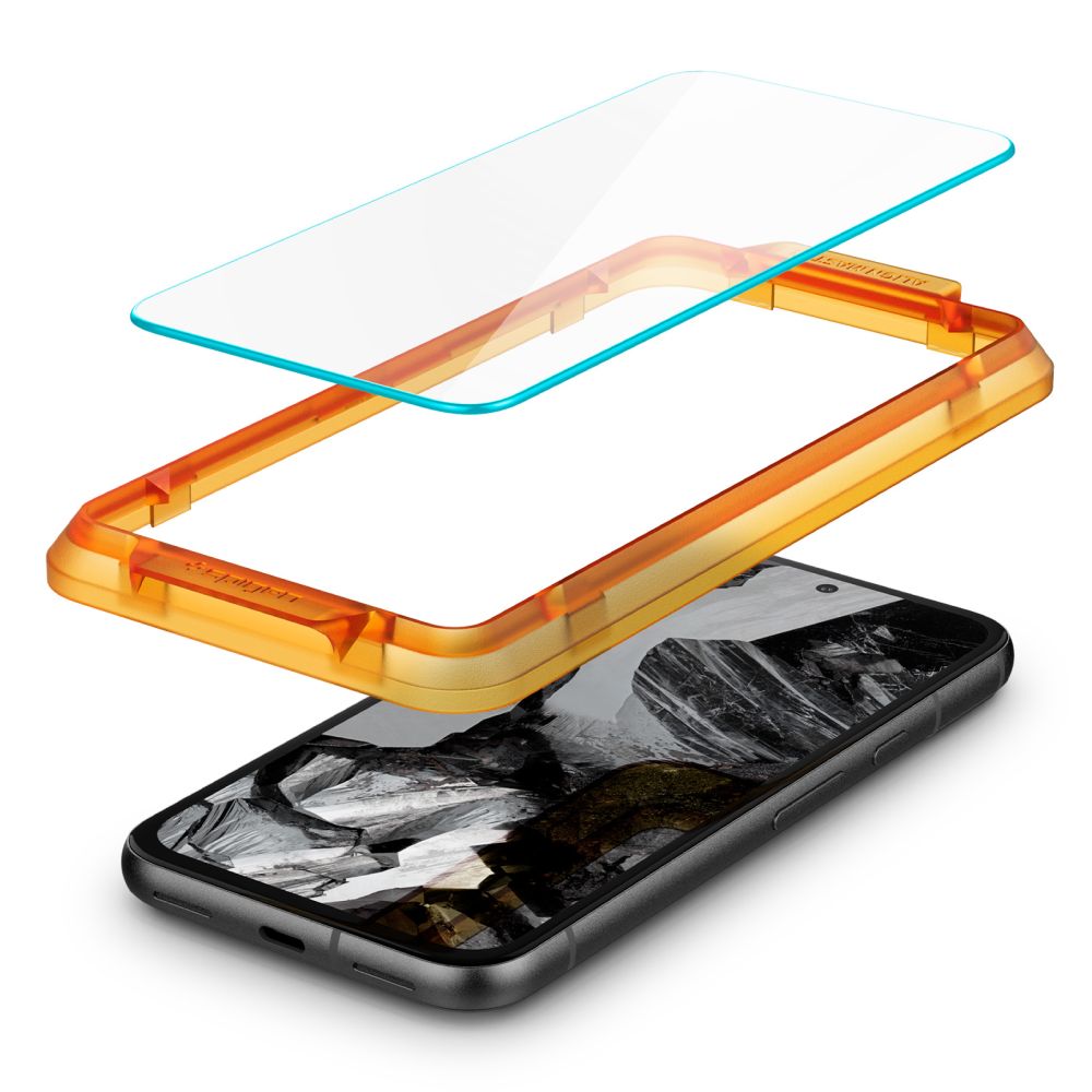 2X GESCHÜTZTES GLAS SPIGEN ALM GLAS.TR 2-PACK GOOGLE PIXEL 8A KLAR