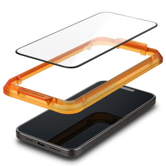SPIGEN ALM GLASS FC 2-PACK IPHONE 15 PLUS SCHWARZ