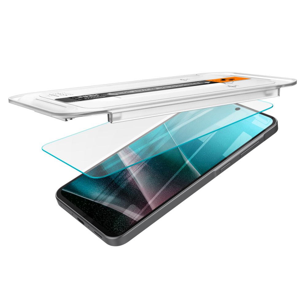 HARTGLAS SPIGEN GLAS.TR "EZ FIT" 2-PACK GALAXY A36 5G KLAR