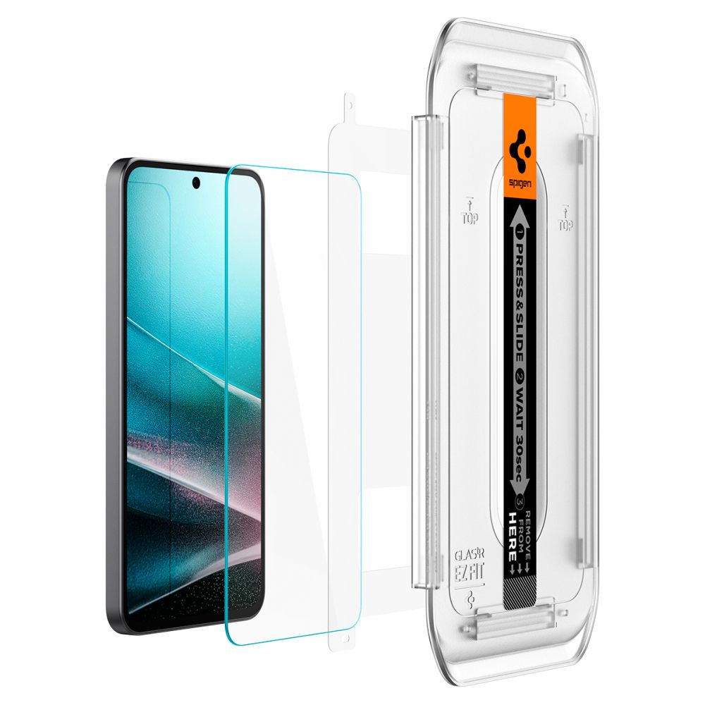 HARTGLAS SPIGEN GLAS.TR "EZ FIT" 2-PACK GALAXY A36 5G KLAR