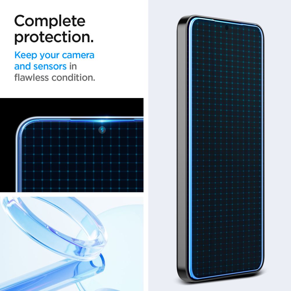 Gehärtetes Glas Spigen Glas.Tr "EZ FIT" 2-PACK GALAXY S24+ PLUS CLEAR