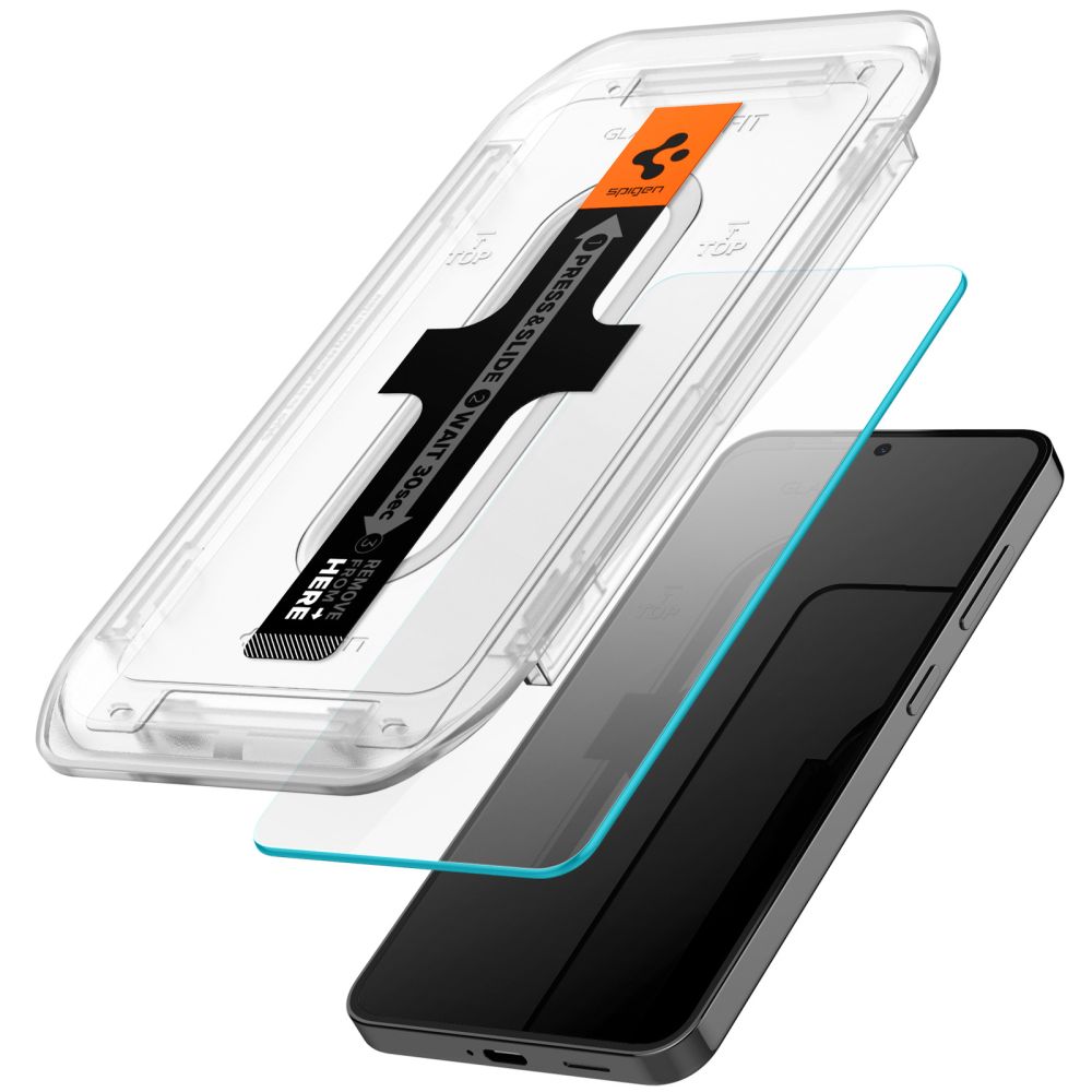 Gehärtetes Glas Spigen Glas.Tr "EZ FIT" 2-PACK GALAXY S24+ PLUS CLEAR