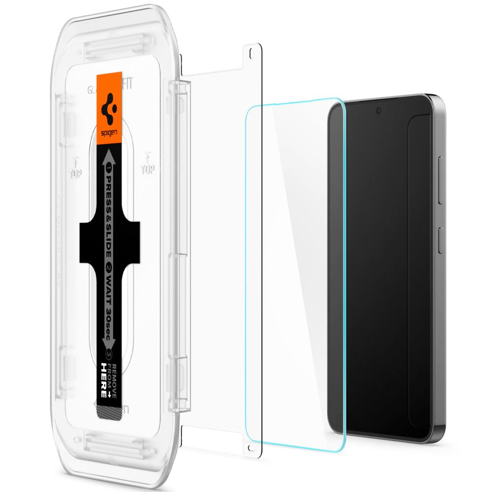 Gehärtetes Glas Spigen Glas.Tr "EZ FIT" 2-PACK GALAXY S24+ PLUS CLEAR