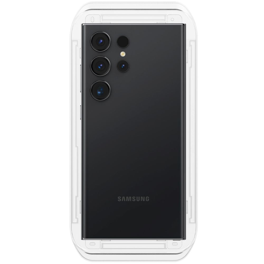 Gehärtetes Glas Spigen Glas.Tr "EZ FIT" 2-PACK GALAXY S24 ULTRA KLAR