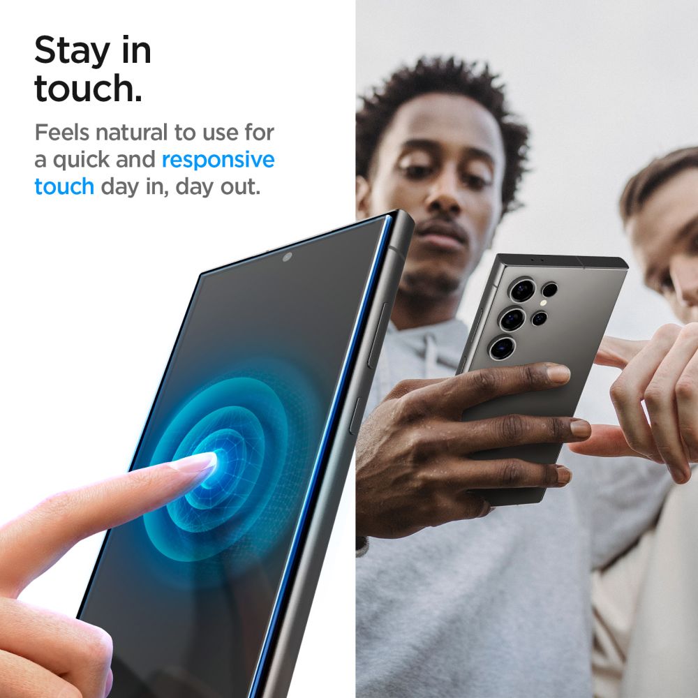 2X GESCHÜTZTES GLAS SPIGEN GLAS.TR "EZ FIT" 2-PAKET GALAXY S24 ULTRA PRIVACY
