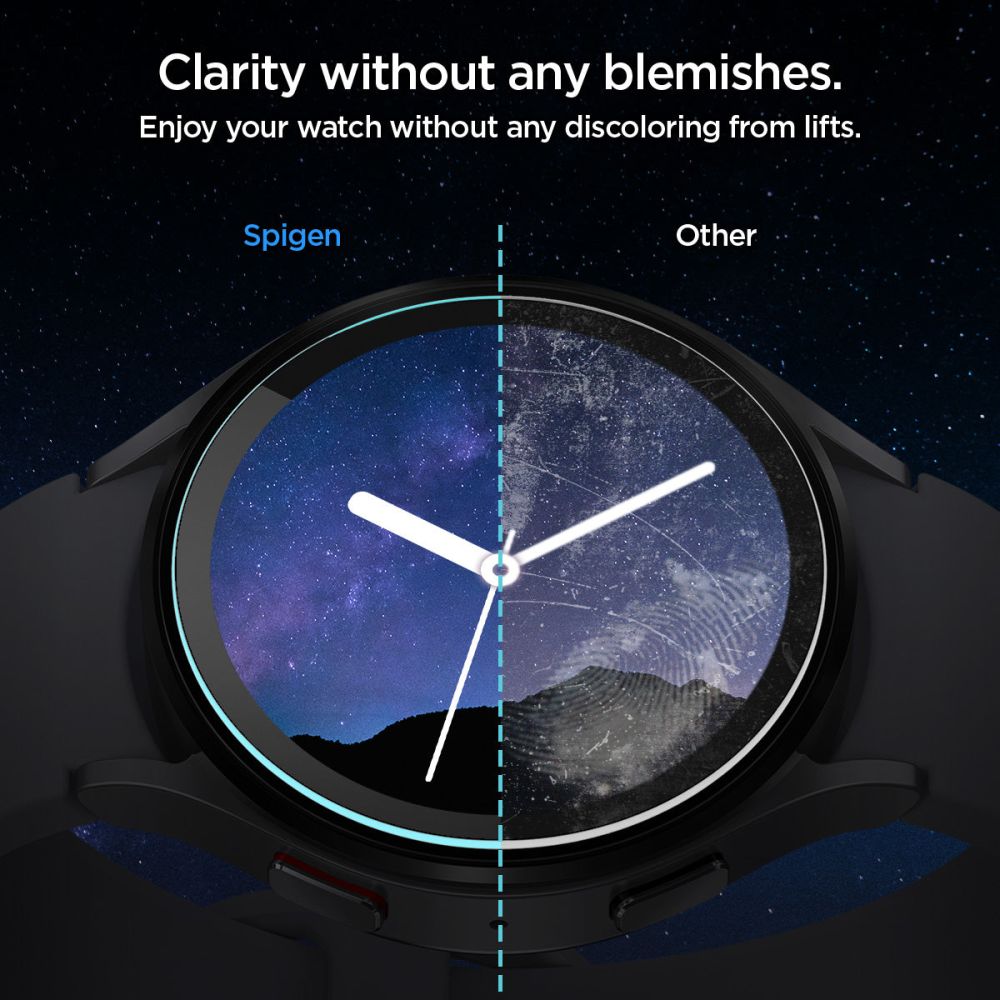 GEBROCHENES GLAS SPIGEN GLAS.TR "EZ-FIT" 2-PAKET GALAXY WATCH 6 (44 MM) KLAR