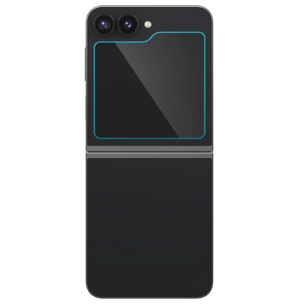 2X GESCHÜTZTES GLAS FÜR SAMSUNG GALAXY Z FLIP 6 SPIGEN GLAS.TR "EZ FIT" 2-PACK KLAR