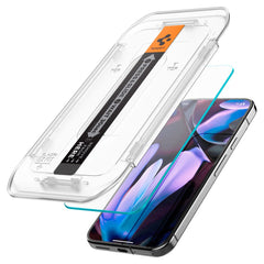 HARTGLAS SPIGEN GLAS.TR "EZ FIT" 2-PACK GOOGLE PIXEL 9 / 9 PRO KLAR
