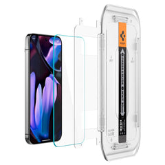GEBROCHENES GLAS SPIGEN GLAS.TR "EZ FIT" 2-PACK GOOGLE PIXEL 9 PRO XL KLAR