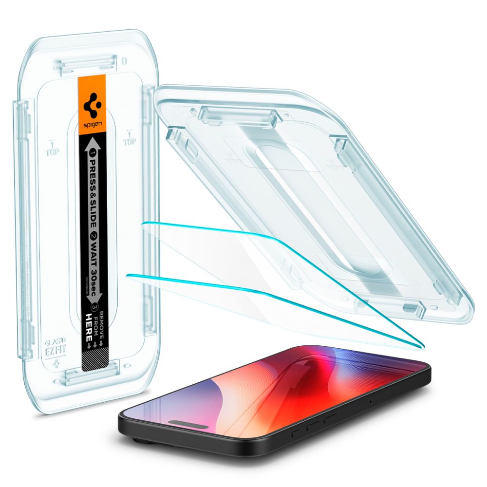 SPIGEN GLAS.TR ”EZ FIT” 2-PACK IPHONE 16 PRO MAX KLAR gehärtetes Glas