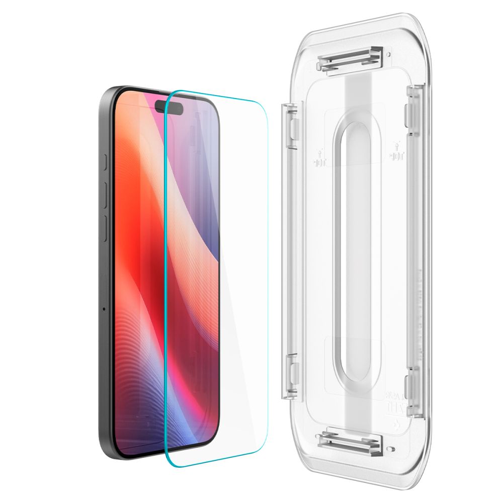 SPIGEN GLAS.TR ”EZ FIT” 2-PACK IPHONE 16 PRO MAX KLAR gehärtetes Glas