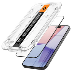 HARTGLAS SPIGEN GLAS.TR "EZ FIT" FC IPHONE 15 PRO MAX SCHWARZ