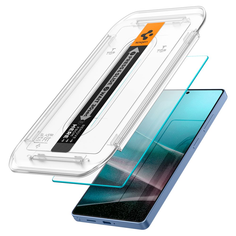 HARTGLAS SPIGEN GLAS.TR "EZ FIT" HD 2-PACK GALAXY S25 ULTRA KLAR