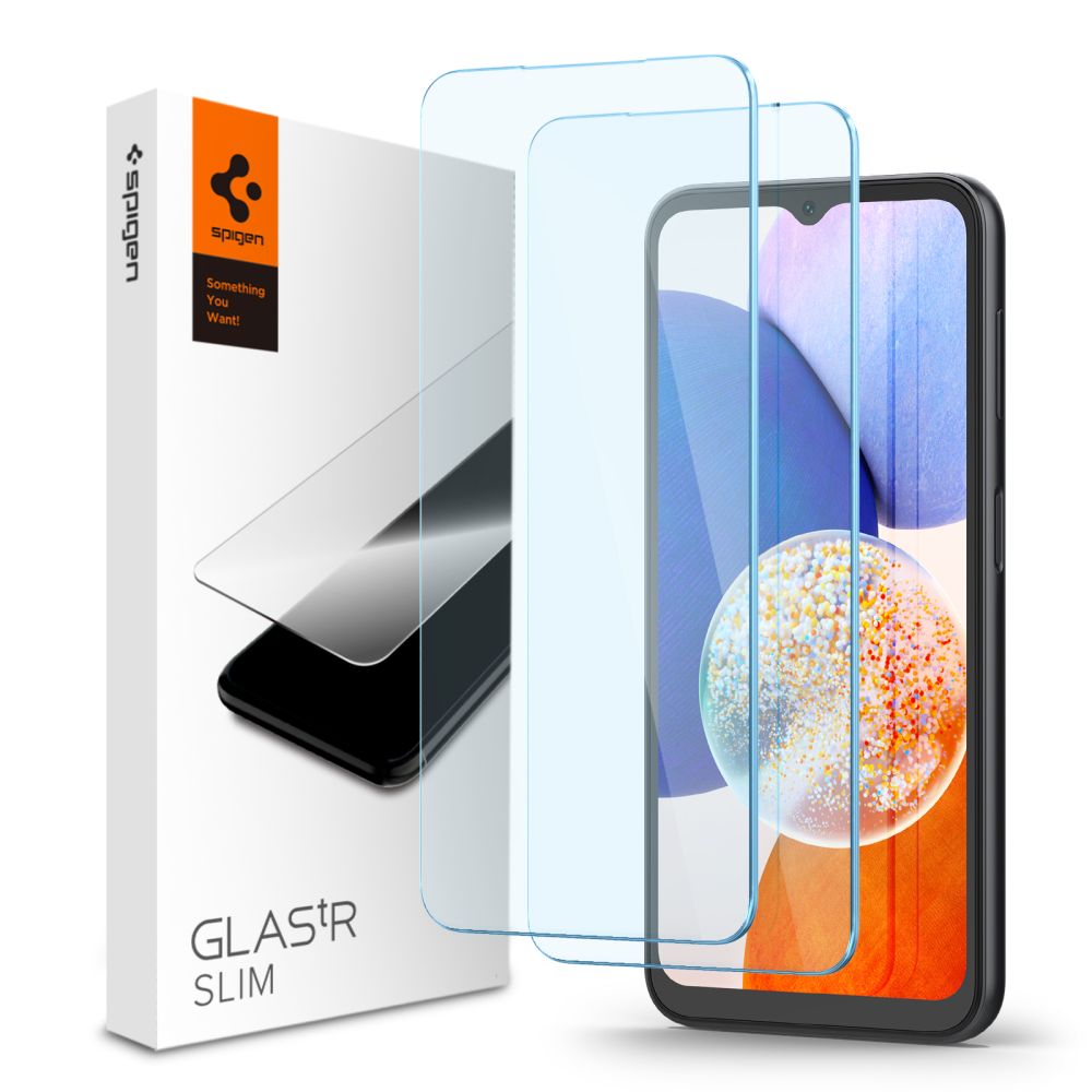 HARTGLAS SPIGEN GLAS.TR SLIM 2-PAK GALAXY A15 4G / 5G / A25 5G KLAR