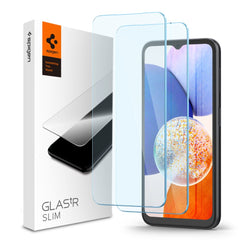 HARTGLAS SPIGEN GLAS.TR SLIM 2-PAK GALAXY A15 4G / 5G / A25 5G KLAR