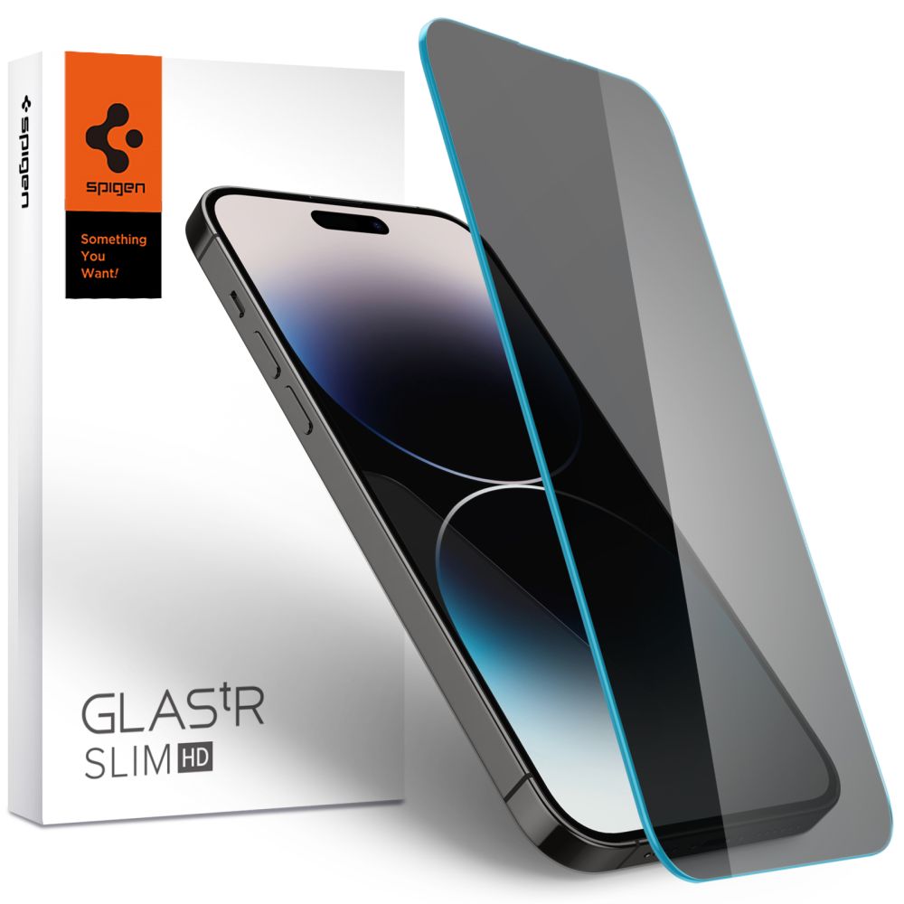 HARTGLAS SPIGEN GLAS.TR SLIM IPHONE 14 PRO MAX PRIVATSPHÄRE