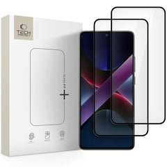 GEBROCHENES GLAS TECH-PROTECT GLASS FIT+ 2-PACK XIAOMI POCO X7 PRO 5G SCHWARZ