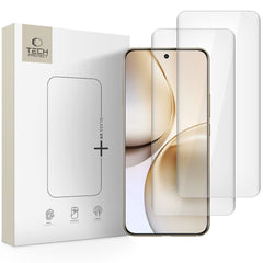 Gehärtetes TECH-PROTECT GLAS UV+ 2-PACK REALME 14 PRO+ PLUS 5G KLAR