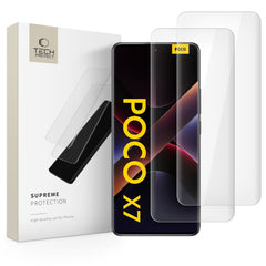 Gehärtetes Glas TECH-PROTECT GLASS UV+ 2-PACK XIAOMI REDMI NOTE 14 PRO 4G / 5G / 14 PRO+ PLUS 5G / POCO X7 5G KLAR
