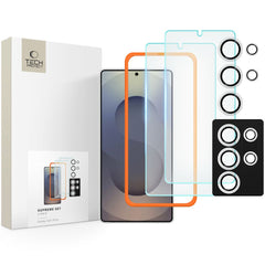 Gehärtetes Glas TECH-PROTECT SUPREME SET 3-PACK GALAXY S25 ULTRA KLAR