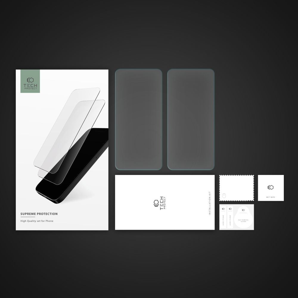 Gehärtetes Glas TECH-PROTECT SUPREME XIAOMI REDMI NOTE 13 / 13 PRO / 4G / 5G KLAR