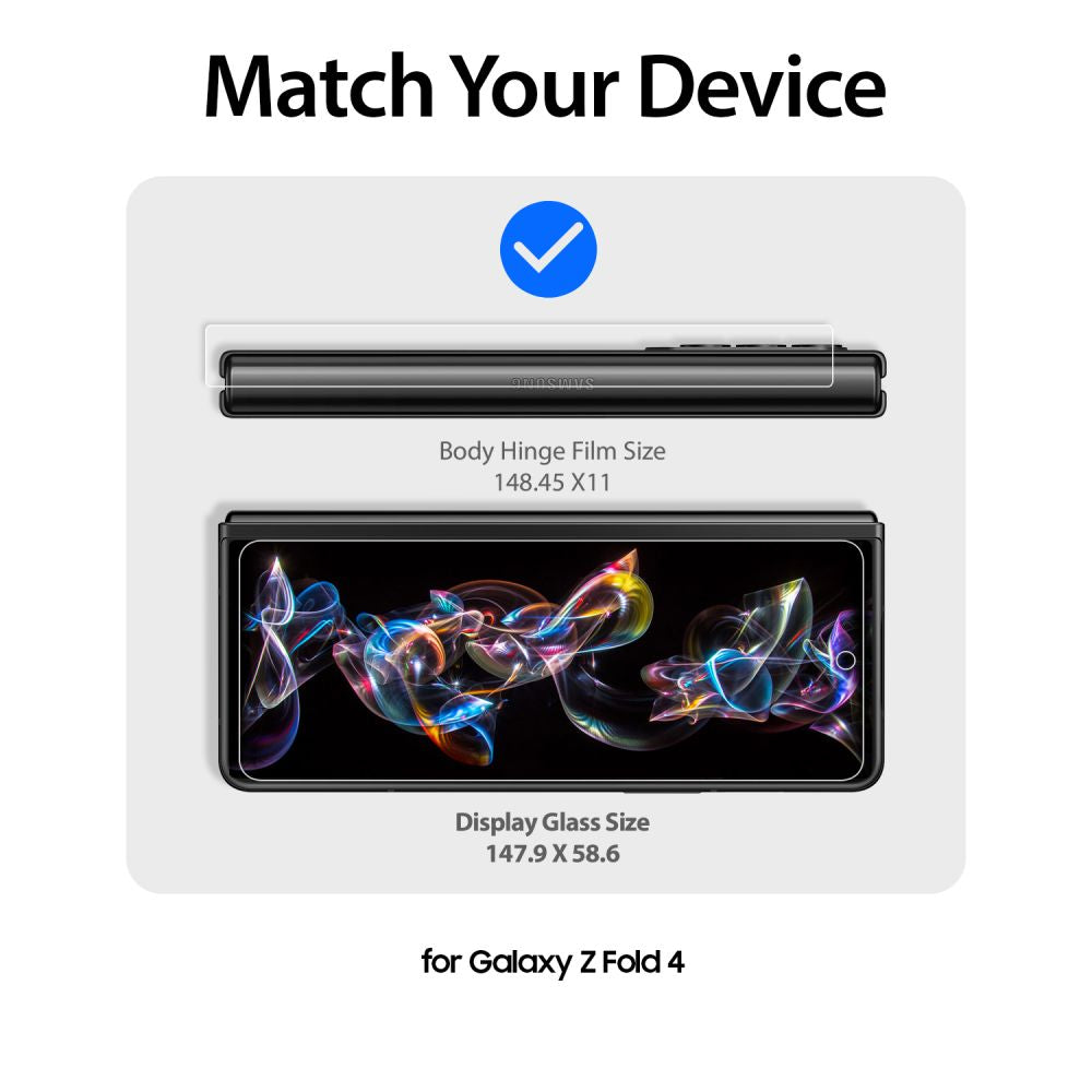VERSTÄRKTES GLAS WHITESTONE DOME GLASS 2-PAK GALAXY Z FOLD 4
