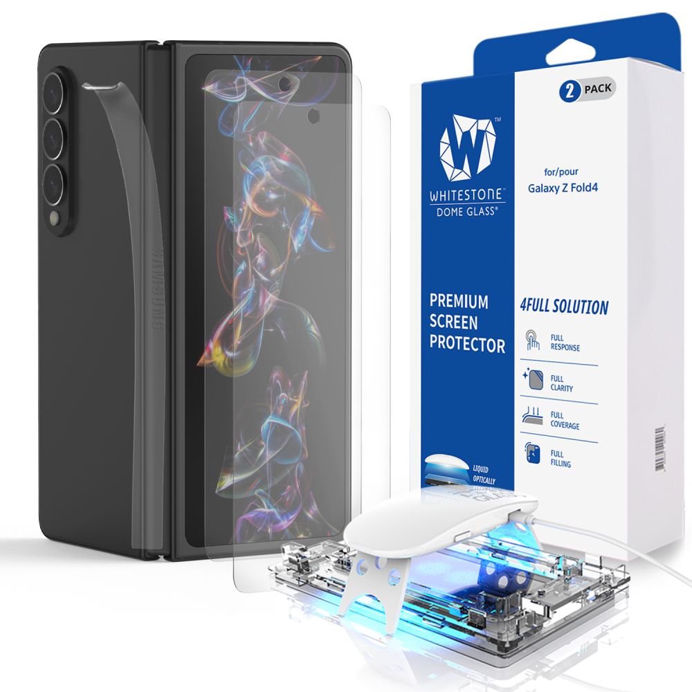 VERSTÄRKTES GLAS WHITESTONE DOME GLASS 2-PAK GALAXY Z FOLD 4
