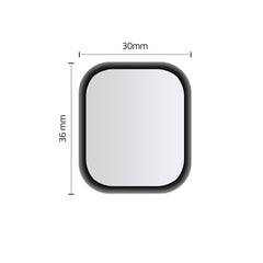 HARTGLAS FÜR APPLE WATCH 40 MM HOFI HYBRIDGLAS SCHWARZ